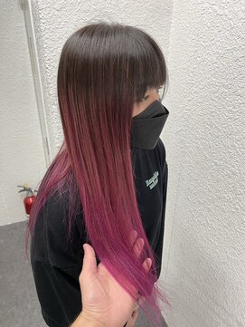 ヘイハッピー ヘアーラウンジ(HEY HAPPY hair lounge) デザインカラー