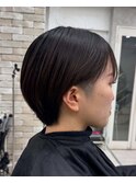 ツーブロックショートメンズライクボーイッシュ刈り上げ女子