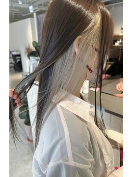 ギネス(Giness) ホワイトグレージュバイナリーストレート