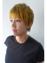 キジ(KIJI)&nbsp;ミニマムショート/ショートカット/ハニーイエロー/ハイトーン