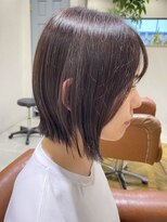 ジェービーヘア 稲毛(jb hair)&nbsp;切りっぱなしボブ前下がりタッセルボブ