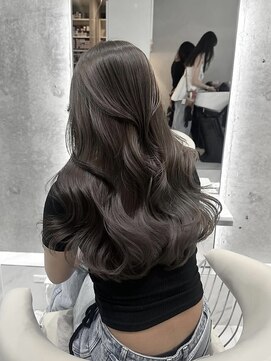 髪質改善＊顔周りカット＊オリーブグレー＊美髪*Zina Maison札幌