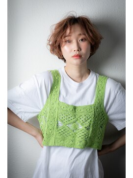 カバーヘア ブリス 志木南口駅前店(COVER HAIR bliss) ふわふわショート/ブリーチなしダブルカラーg