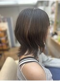 アッシュブラウン×ミディアムレイヤー