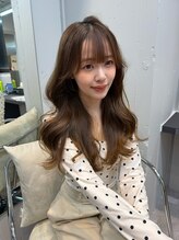 ドットニュー 横浜店(dot.nyu) 【艶カラー×顔周りカット】韓国/韓国ヘア/横浜/横浜駅/学割