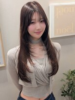 クリーム 町田(Cream)&nbsp;「顔周りレイヤー×透明感ショコラベージュ」