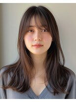 デイジー(Daisy)&nbsp;大人可愛い◎小顔レイヤーセミロング×暗髪アッシュブラウン