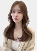 フェイスレイヤーウルフパーマゆるめパーマ韓国レイヤー内巻き☆