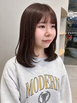 ルトワフクロマチ(Lutowa Fukuromachi)&nbsp;ダークパープル/ナチュラルショート/ミルクブラウン/夏/レイヤー