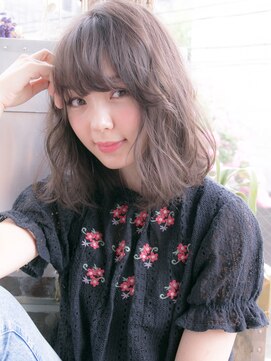 リリアン 青山(relian) ラベンダーグレージュで落ち着いた印象に♪