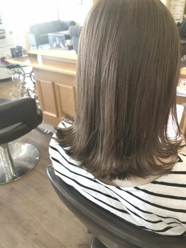 ルークス 中央林間(LOOOKS) 外ハネBob×アッシュグレージュ