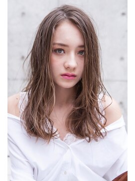 ロジッタ(ROJITHA) 【ROJITHA】ロング×シルキーベージュ