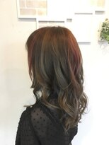 ヘアーアンドネイルフォレスト(Hair&Nail FOREST.) ハイライトでポップな遊びカラー