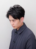 ワンワンオー バーバーショップ 博多店(@110 BARBER SHOP) サイドパートショートネープレスツーブロック