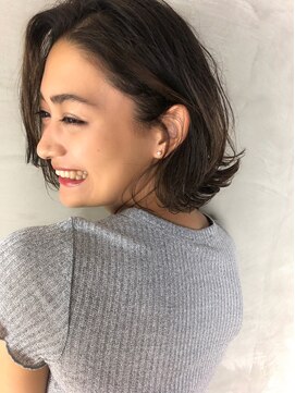 リンクス トウキョウ(LINKS TOKYO) 外ハネボブ　ニュアンスパーマ　もみれ毛　顔周りレイヤー