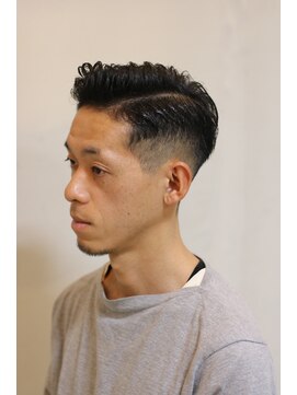 ヘアーフロス(HAIR FLOS) MEN'S HAIR☆七三オールバック☆バーバースタイル