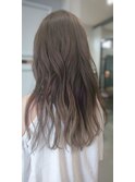【GRANHAIR豊岡店】　アッシュグレージュ×ロング