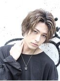 波打ちミディアムヘア[メンズヘア/渋谷/ミディアム]