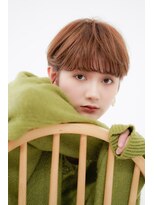 ノノリリ(NONORIRI)&nbsp;レイヤーショートピンクグレープフルーツカラーショートボブ