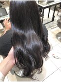 ラベンダーアッシュで作る大人可愛い艶髪ヘア
