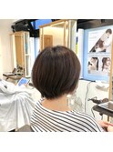 襟足すっきり丸みショート！群馬　太田　ショートカット
