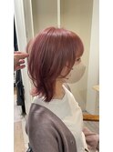チェリーピンク　ヘアカラー　【池袋】