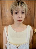 ◇ロンドン風ショート×ブロンドヘア◇