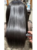 バランスヘアクリニック 南仙台駅前店(Balance hair clinic) 髪質改善縮毛矯正[ダークグレージュ/タイトストレート]30代/40代