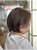 大人ぱっつんボブ
