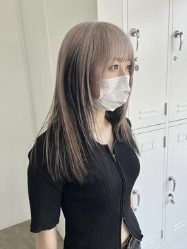 ノートエートル 西金沢(Nought etre) 10代20代インナーカラー顔まわりレイヤーハイトーンカラー