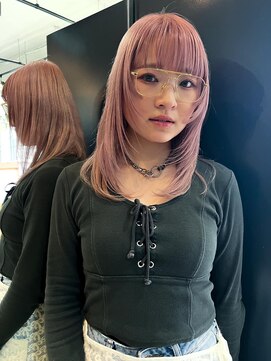 フェリア ファム 桃山台(FERIA fam) レイヤー×ピンクベージュ