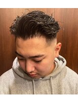 ヒロギンザ 恵比寿店(HIRO GINZA)&nbsp;スパイラルパーマフェードスタイル