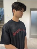 美韓国シルエット×ダウンパーマ