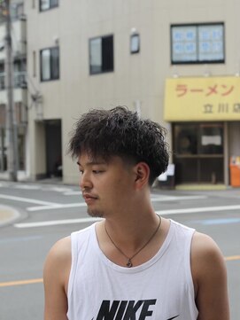 キングスマントーキョー 立川北口店(KINGSMAN TOKYO) メンズカットメンズパーマニュアンスパーマフェードカット[立川]