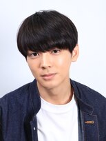 ネイビー(NAVY)&nbsp;サラサラマッシュ 刈り上げヘア もう何もしなくていい