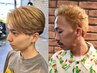 メンズカット＋ブリーチ＋カラー　￥21450 ［ハイトーンカラー/メンズカット］