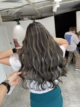 アンジェリカ 尼崎店(ANGELICA) 【難波】大人　グレージュ　ハイライト