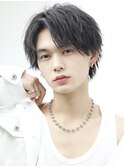 ショートウルフセンターパート【ソフトツイストパーマ】