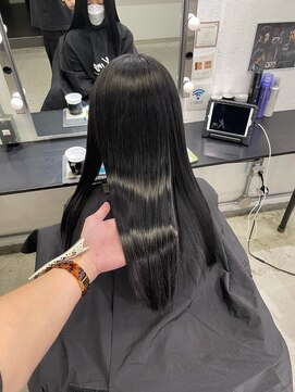 キング 高槻(K!ng) 縮毛矯正髪質改善ハイライトレイヤーカット高槻美容室エクステ