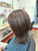 まつこ美容室 くびれレイヤー