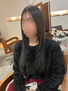 エフフォーユアヘアー 北方店(F for your hair) ロング シャギーレイヤー