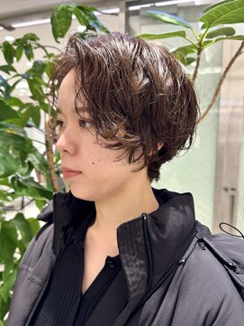 ピークアブー アヴェダ ギンザシックス(PEEK-A-BOO AVEDA GINZASIX) ショートボブパーマ　ショートパーマ　ニュアンスパーマ