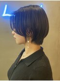 イメチェン外ハネボブ美髪ワイドバングレイヤーショート/横浜