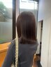 【髪と頭皮のトータルバランスケア】cut＋color＋treatment＋spa