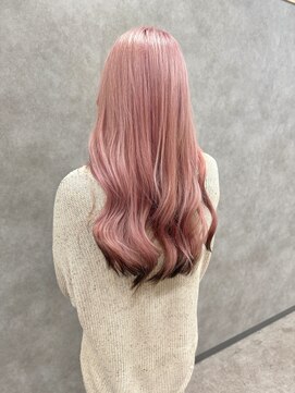インスヘアー 明石(INCE HAIR) ☆ハイトーンピンク×裾カラーブラウン
