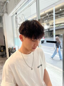 メンズサロン キング 枚方店(Men’s salon K!ng) 波巻きツイストスパイラルパーマ/フェザーパーマ/眉毛/メンズ