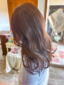 セットアップ 岡山北長瀬店(SET-UP) 愛されくびれロング/エアリーカール/ミルクティーベージュ/美髪