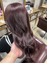 シェノン 近鉄奈良店(CHAINON)&nbsp;イエベの方が肌馴染み良くなるカシスレッドカラー