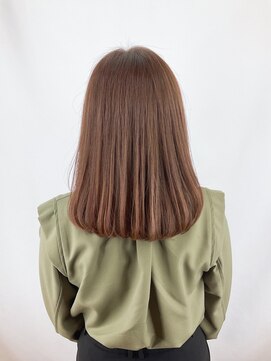 ニューカマー バイ ヘッドライト シブヤ(NEW COMER by HEADLIGHT shibuya) 透明感カラー×ロングボブ