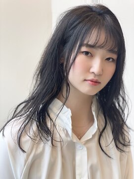 アルファ(Hair Salon alpha) 【大人女子×艶感】ロングレイヤー×オリーブベージュ